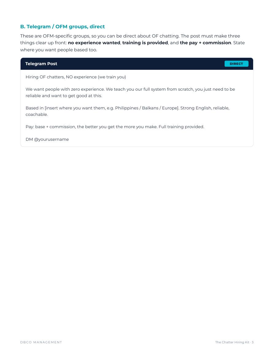 Chatter Hiring Kit - page 3
