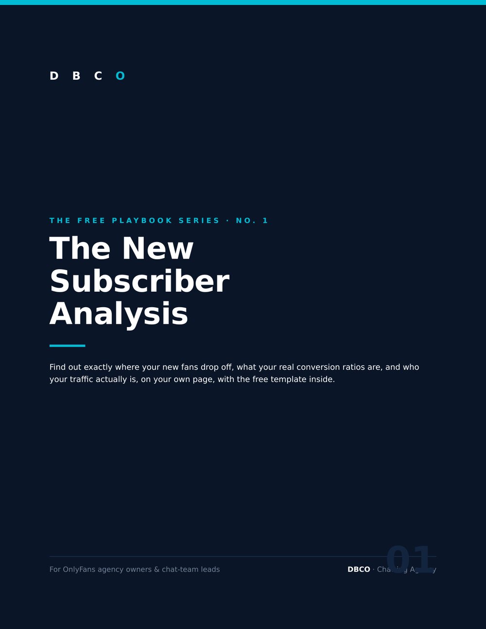 New Subscriber Analysis Guide - page 1