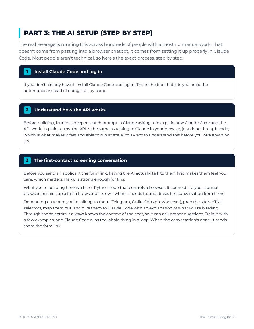 Chatter Hiring Kit - page 6