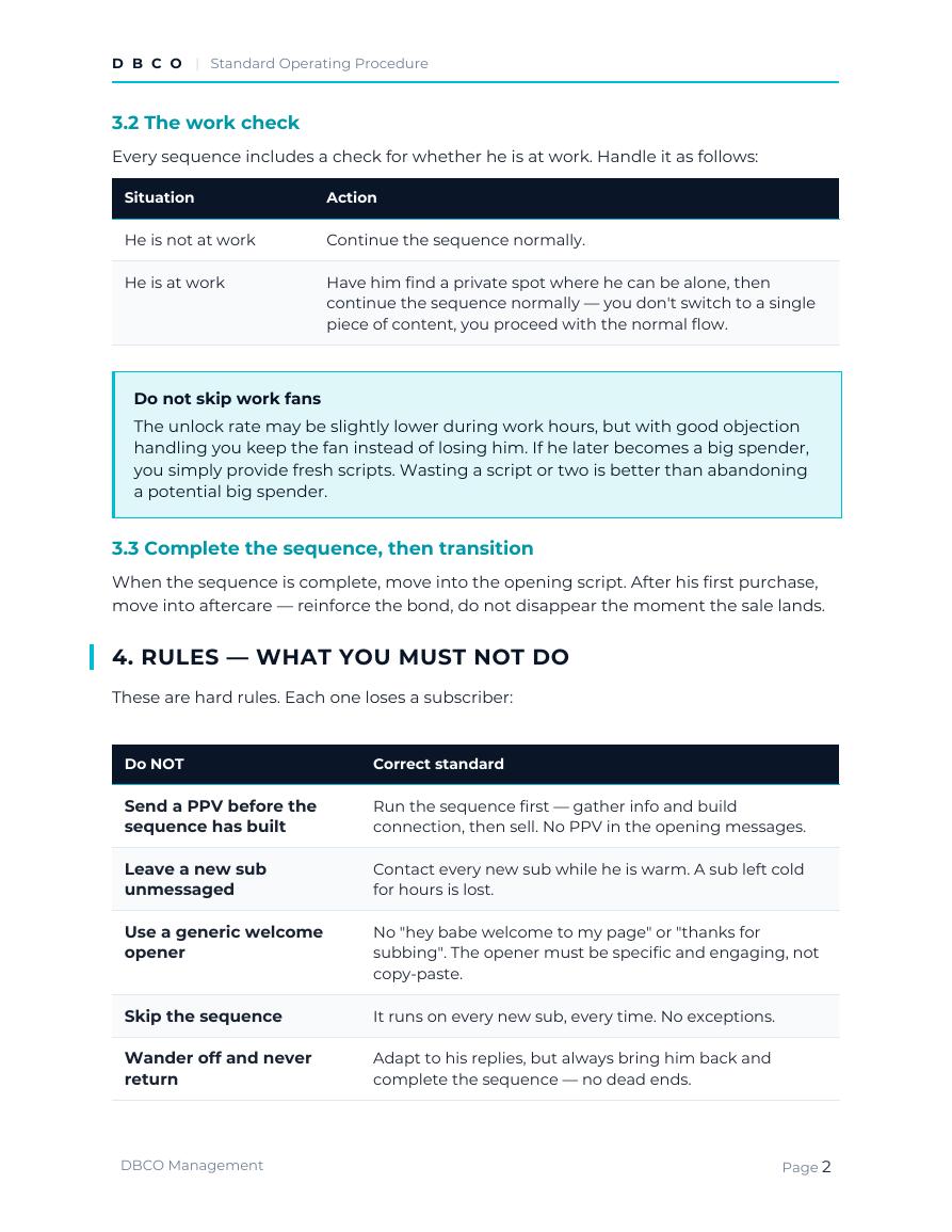 New Subscriber Handling SOP - page 2