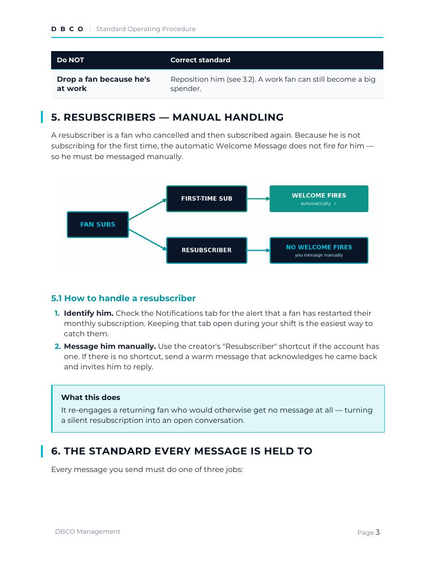 New Subscriber Handling SOP - page 3